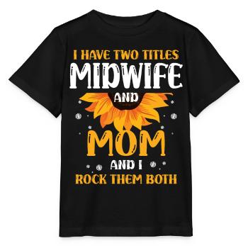 Doula Hebammenwesen Geburt Geburt Schwangerschaft - Stanley/Stella Kinder T-Shirt MINI CREATOR  - Schwarz - Vorne - Mikhail (115cm)