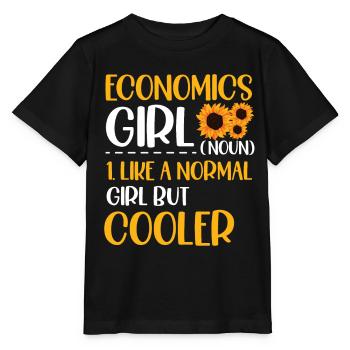 Économiste Profession Économie Professeur d’économie - T-shirt bio MINI CREATOR Stanley/Stella Enfant - noir - Devant - Mikhail (115cm)