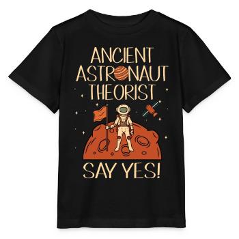 Ancient astronaut theorists say yes - Stanley/Stella MINI CREATOR Kids’ T-Shirt - black - Front - Mikhail (115cm)
