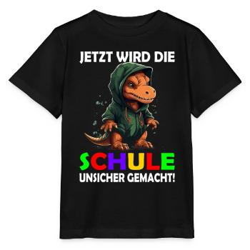 Erstklässler | Einschulung | Schulanfang - Stanley/Stella Kinder T-Shirt MINI CREATOR  - Schwarz - Vorne - Mikhail (115cm)