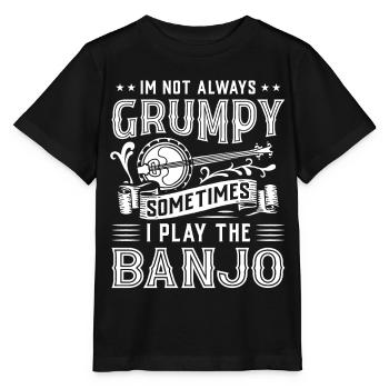 Banjo - Stanley/Stella MINI CREATOR Kids’ T-Shirt - black - Front - Mikhail (115cm)