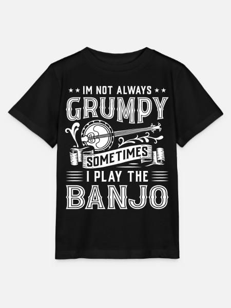 Banjo - Stanley/Stella Kinder T-Shirt MINI CREATOR  - Schwarz