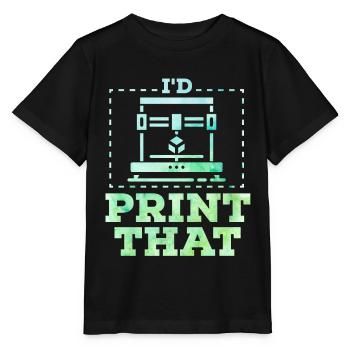 Ich Würde Diesen - Stanley/Stella Kinder T-Shirt MINI CREATOR  - Schwarz - Vorne - Mikhail (115cm)