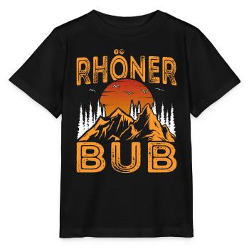 Region Rhön Rhöner Bub - Stanley/Stella Kinder T-Shirt MINI CREATOR  - Schwarz - Vorne - Mikhail (115cm)