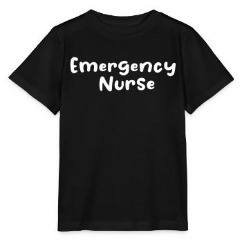Nurse Nursing - Emergency Nurse - Stanley/Stella MINI CREATOR Kids’ T-Shirt - black - Front - Mikhail (115cm)