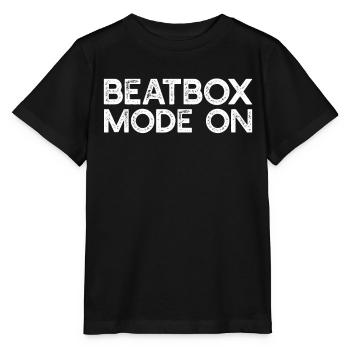 Beatboxing Beatboxer - Beatbox Mode On - Stanley/Stella MINI CREATOR Kids’ T-Shirt - black - Front - Mikhail (115cm)