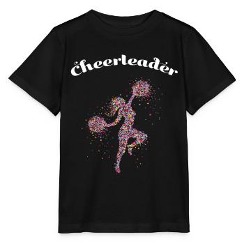 Cheerleading Cheerdance Cheerleader Cheerleaderin - Stanley/Stella MINI CREATOR Kids’ T-Shirt - black - Front - Mikhail (115cm)