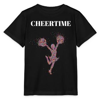 Cheertime Cheerleader Choreography Dancing Dancer - Stanley/Stella MINI CREATOR Kids’ T-Shirt - black - Front - Mikhail (115cm)