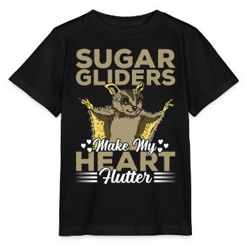 Sugar Gliders Heart Flutter Sugar Glider Owner - Stanley/Stella MINI CREATOR Kids’ T-Shirt - black - Front - Mikhail (115cm)