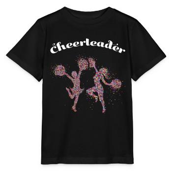 Cheerleader Cheerleaderin Cheerleading Sport - Stanley/Stella MINI CREATOR Kids’ T-Shirt - black - Front - Mikhail (115cm)
