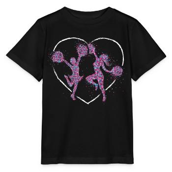 Cheerleader Cheerleading Dancer Trainer - Stanley/Stella MINI CREATOR Kids’ T-Shirt - black - Front - Mikhail (115cm)