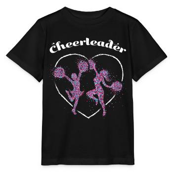 Cheerleader Cheerleader Football Choreography - Stanley/Stella MINI CREATOR Kids’ T-Shirt - black - Front - Mikhail (115cm)