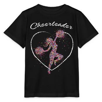 Cheerleader Cheerleading Gymnastics Trainer - Stanley/Stella MINI CREATOR Kids’ T-Shirt - black - Front - Mikhail (115cm)