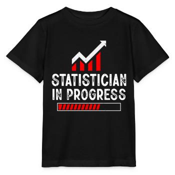 Statistiker In Bearbeitung Datenanalyse Statistik - Stanley/Stella Kinder T-Shirt MINI CREATOR  - Schwarz - Vorne - Mikhail (115cm)