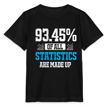 Statistik Datenanalyse Beruf Statistiker - Stanley/Stella Kinder T-Shirt MINI CREATOR  - Schwarz - Vorne - Mikhail (115cm)