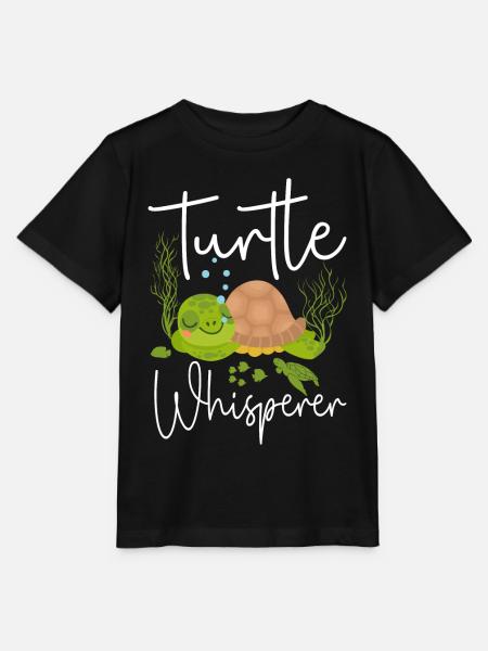 Sea Turtle Tortoise Turtle - Stanley/Stella Kinder T-Shirt MINI CREATOR - Schwarz