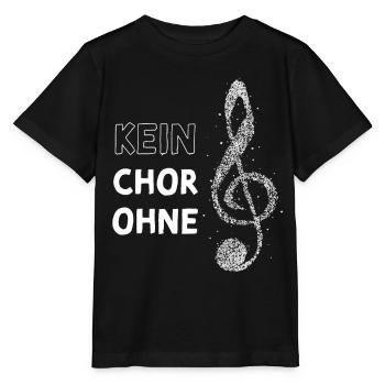 Violinschlüssel Sopran Chor Sängerin Singen Musik - Stanley/Stella Kinder T-Shirt MINI CREATOR  - Schwarz - Vorne - Mikhail (115cm)