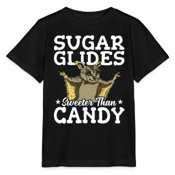 Planeur de sucre plus sucré que les planeurs de sucre de bonbon - T-shirt bio MINI CREATOR Stanley/Stella Enfant - noir - Devant - Mikhail (115cm)