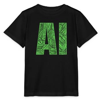 Intelligence artificielle Ai - T-shirt bio MINI CREATOR Stanley/Stella Enfant - noir - Devant - Mikhail (115cm)