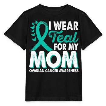 Apply teal for the month to the - Stanley/Stella MINI CREATOR Kids’ T-Shirt - black - Front - Mikhail (115cm)