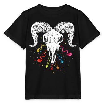 Équipe de football Confetti Confetti Carnaval de Cologne - T-shirt bio MINI CREATOR Stanley/Stella Enfant - noir - Devant - Mikhail (115cm)