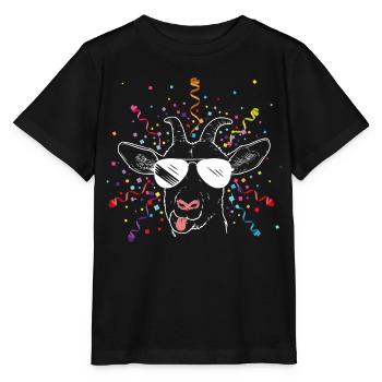Carnaval de Cologne Carnaval de Cologne Confettis Carnaval Carnaval - T-shirt bio MINI CREATOR Stanley/Stella Enfant - noir - Devant - Mikhail (115cm)