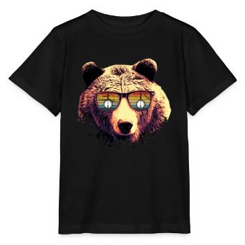 Banjo - Stanley/Stella Kinder T-Shirt MINI CREATOR  - Schwarz - Vorne - Mikhail (115cm)
