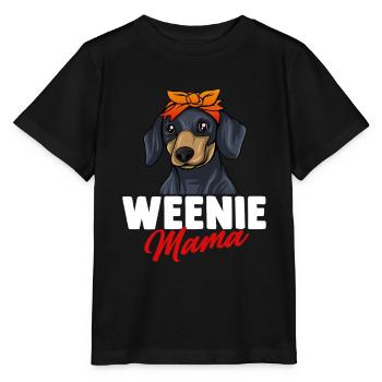 Dachshund Geschenk Dixie Wiener Doxie Dackel - Stanley/Stella Kinder T-Shirt MINI CREATOR  - Schwarz - Vorne - Mikhail (115cm)
