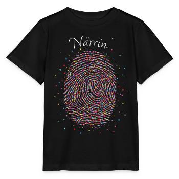 Carnaval Carnaval Confettis Fool Carnaval féminin - T-shirt bio MINI CREATOR Stanley/Stella Enfant - noir - Devant - Mikhail (115cm)