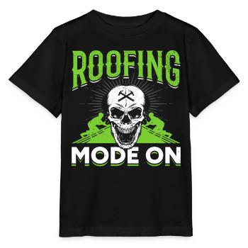 Roofer Roofing - Roofing Mode On - Stanley/Stella MINI CREATOR Kids’ T-Shirt - black - Front - Mikhail (115cm)