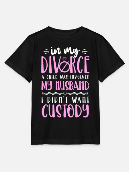 Happy Divorce Party In My Divorce - Stanley/Stella Kinder T-Shirt MINI CREATOR - Schwarz