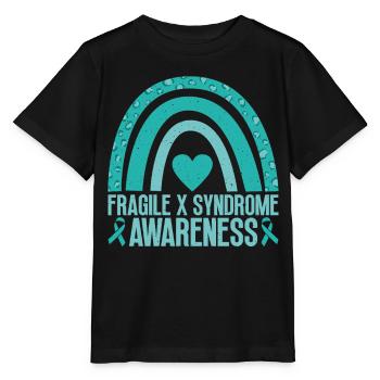 We wear teal for the rainbow of the - Stanley/Stella MINI CREATOR Kids’ T-Shirt - black - Front - Mikhail (115cm)