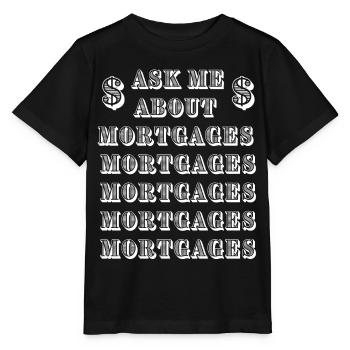 Fragen Sie mich nach Hypotheken - Stanley/Stella Kinder T-Shirt MINI CREATOR  - Schwarz - Vorne - Mikhail (115cm)