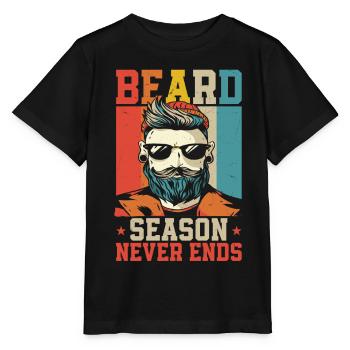 Beard Lover Bearded Man Beard - Stanley/Stella MINI CREATOR Kids’ T-Shirt - black - Front - Mikhail (115cm)