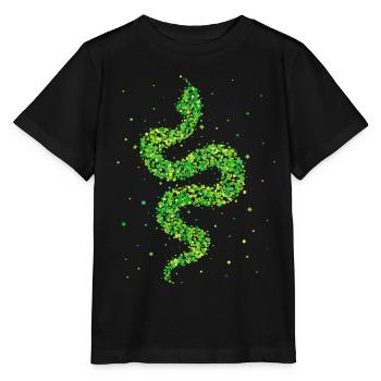 Schlange Schlangen Terrarium Schlangenliebhaber - Stanley/Stella Kinder T-Shirt MINI CREATOR  - Schwarz - Vorne - Mikhail (115cm)