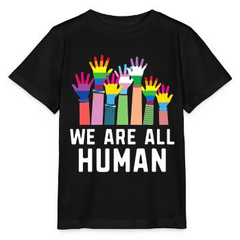 Pride Gay Sexual Diversity Gay Pride - Stanley/Stella MINI CREATOR Kids’ T-Shirt - black - Front - Mikhail (115cm)