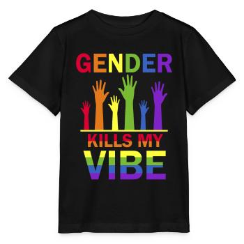 Pride Gay Sexual Diversity Gay Pride - Stanley/Stella MINI CREATOR Kids’ T-Shirt - black - Front - Mikhail (115cm)