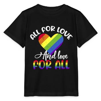 Pride Gay Sexual Diversity Gay Pride - Stanley/Stella MINI CREATOR Kids’ T-Shirt - black - Front - Mikhail (115cm)