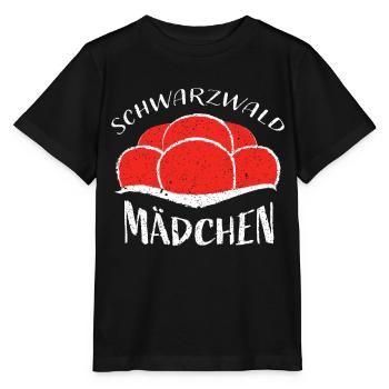 Schwarzwald Mädchen Schwarzwaldmädel Tracht - Stanley/Stella Kinder T-Shirt MINI CREATOR  - Schwarz - Vorne - Mikhail (115cm)