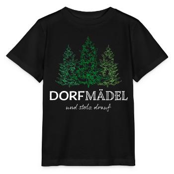Dorfmädel Dorfmädchen Schwarzwälder Schwarzwald - Stanley/Stella Kinder T-Shirt MINI CREATOR  - Schwarz - Vorne - Mikhail (115cm)