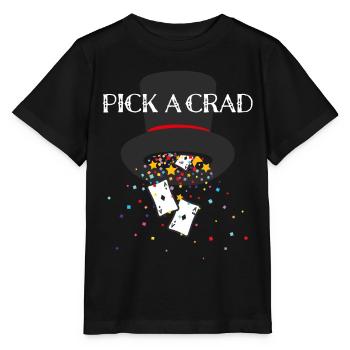 Choisissez une carte Carte Magie Tours de cartes Tours de magie - T-shirt bio MINI CREATOR Stanley/Stella Enfant - noir - Devant - Mikhail (115cm)