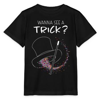 Illusionniste Magic Hat Magic Trick Artist - T-shirt bio MINI CREATOR Stanley/Stella Enfant - noir - Devant - Mikhail (115cm)