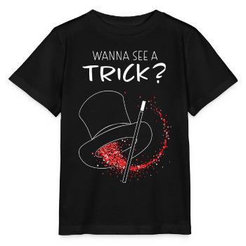 Scène Magicien Magie Spectacle Hobby Magicien Magie - T-shirt bio MINI CREATOR Stanley/Stella Enfant - noir - Devant - Mikhail (115cm)