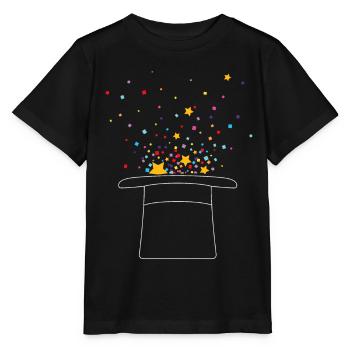 Chapeau de sorcier Magie Spectacle Magicien Sorcellerie Magie - T-shirt bio MINI CREATOR Stanley/Stella Enfant - noir - Devant - Mikhail (115cm)