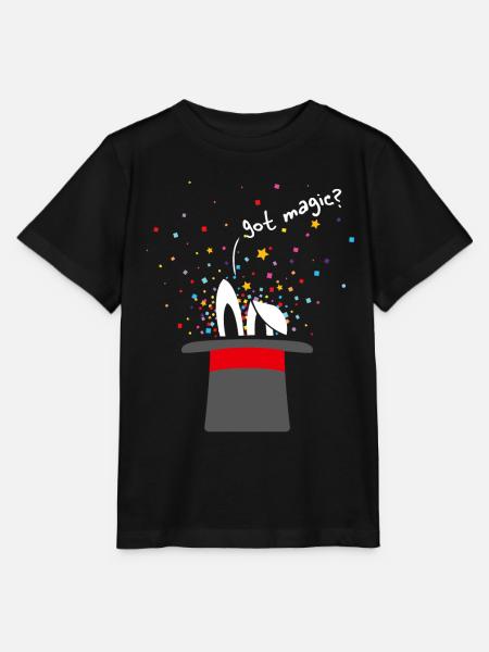 Got Magic Zauberhut Hase Illusionist Bühnenmagier - Stanley/Stella Kinder T-Shirt MINI CREATOR - Schwarz