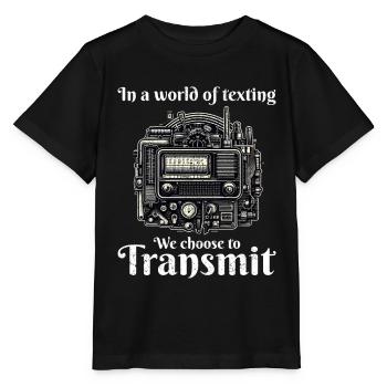 Vintage-Amateurfunker Lustig - Stanley/Stella Kinder T-Shirt MINI CREATOR  - Schwarz - Vorne - Mikhail (115cm)