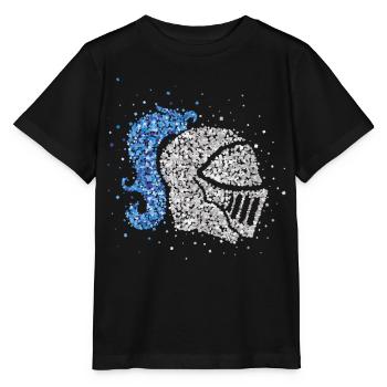 Ritter Ritterrüstung Helm Ritterhelm Mittelalter - Stanley/Stella Kinder T-Shirt MINI CREATOR  - Schwarz - Vorne - Mikhail (115cm)