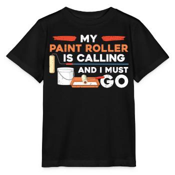 House Painter Decorator My Paint - Stanley/Stella Kinder T-Shirt MINI CREATOR  - Schwarz - Vorne - Mikhail (115cm)