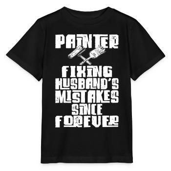 House Painter Decorator Painter - Stanley/Stella Kinder T-Shirt MINI CREATOR  - Schwarz - Vorne - Mikhail (115cm)