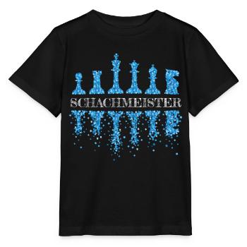 Maître d’échecs Joueur d’échecs Echecs Echec et mat - T-shirt bio MINI CREATOR Stanley/Stella Enfant - noir - Devant - Mikhail (115cm)